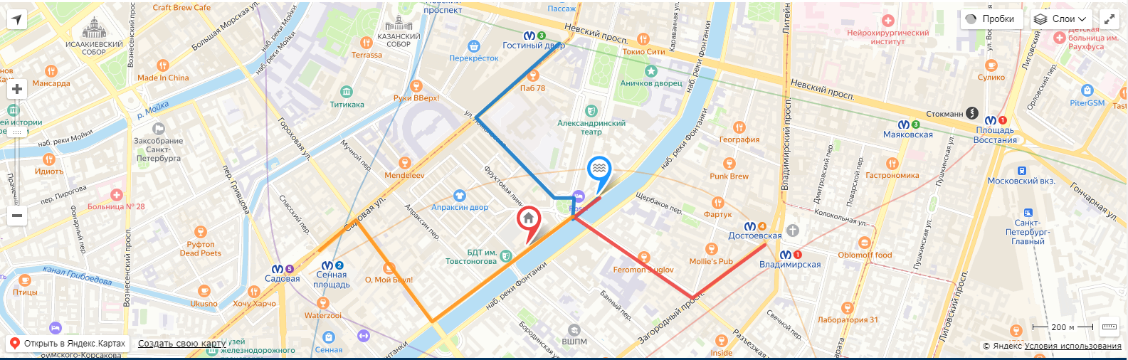 причал на наб. р. Фонтанки, 53